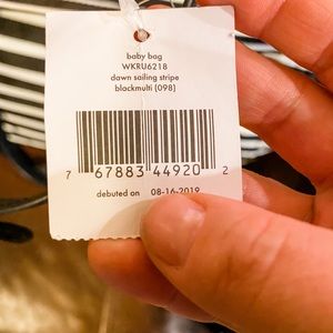 Kate Spade Dawn Sailing Stripe Baby Bag